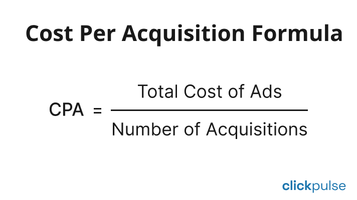 cost per acquisition formula